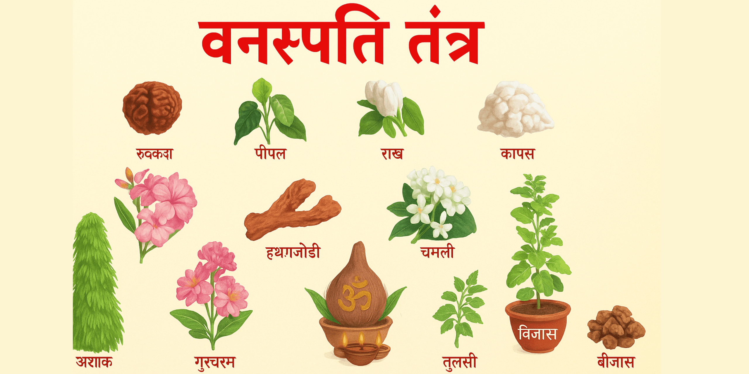 वनस्पति के तांत्रिक प्रयोग